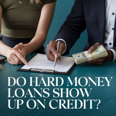 Where do hard money loans show up?